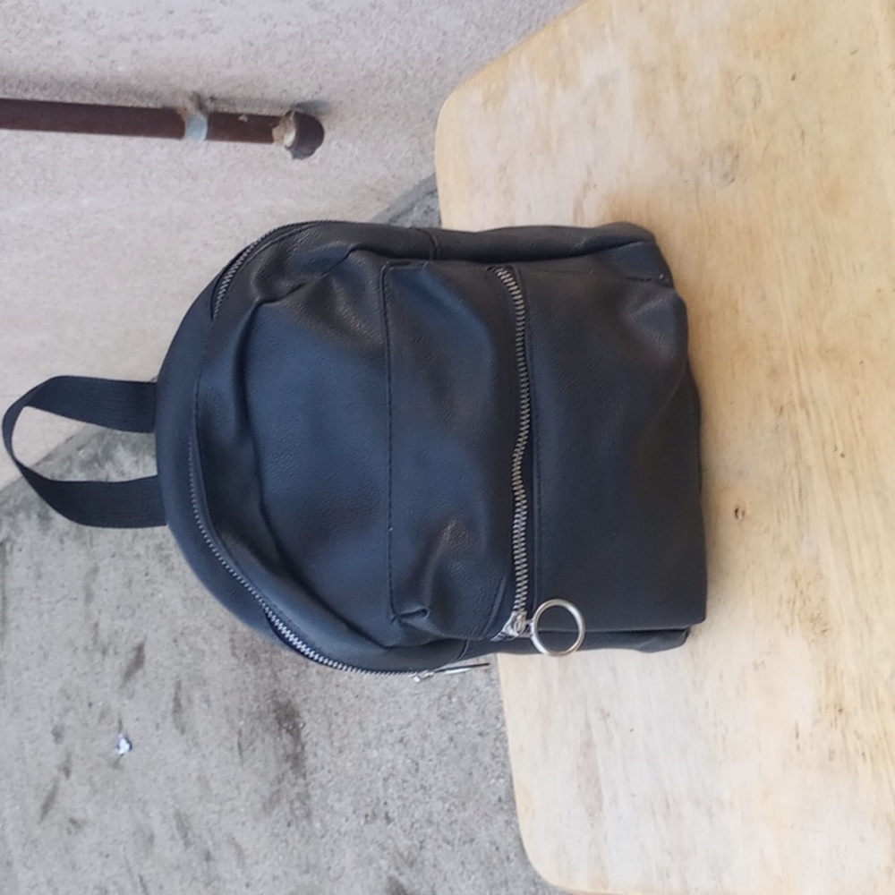 Small mini black bag pack